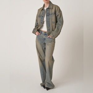 SLVRLAKE Boston Trucker Jacket - Indigo Rust